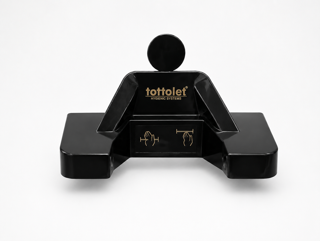 Tottolet® Сензорен Ledsör (ЕЛЕКТРИЧЕСКИ) – Автоматична хигиенична система за тоалетна чиния (ЧЕРЕН) - снимка 3